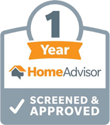HomeAdvisor Screened & Approved logo